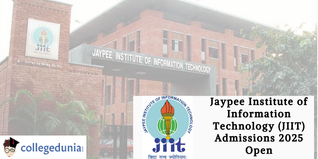 Jaypee Institute of Information Technology Noida Admissions 2025 Open; Check Details Here